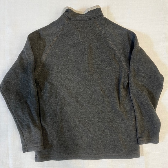 Columbia Men’s Brown/Grey Fleece Sweater Size Medium - Picture 2 of 6
